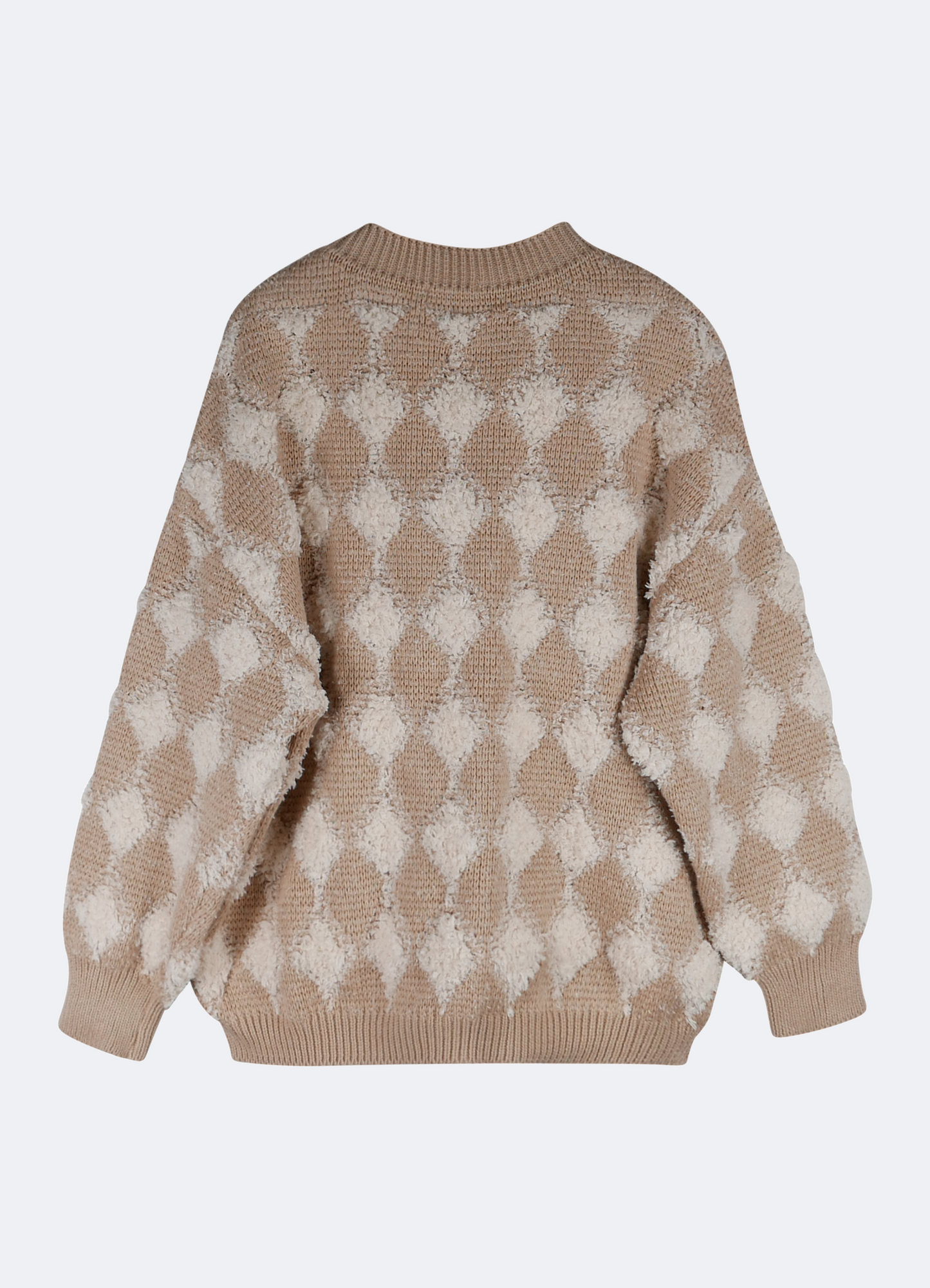 Knitted Top Nr. 26 - Beige Diamond