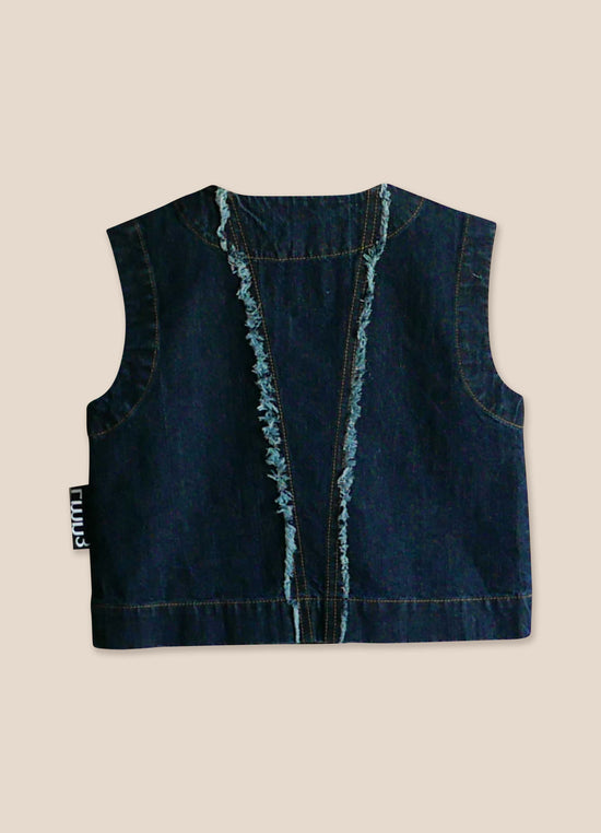 Load image into Gallery viewer, Vest No. 48 Blue Denim
