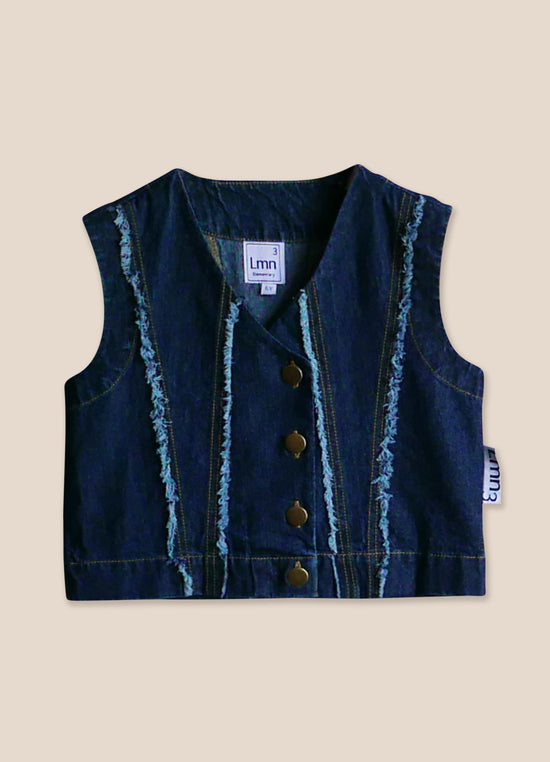 Load image into Gallery viewer, Vest No. 48 Blue Denim
