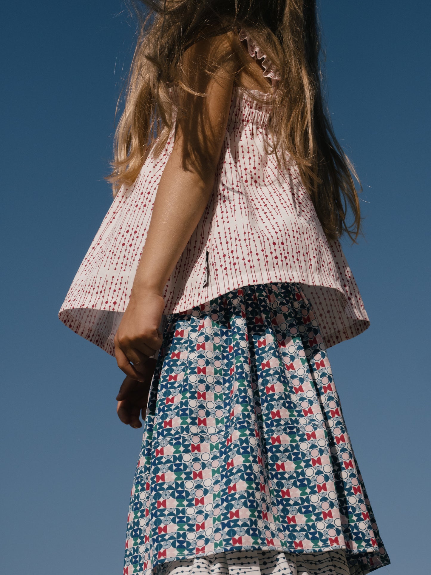 Skirt Nr. 10 - Ceramics-True Blue