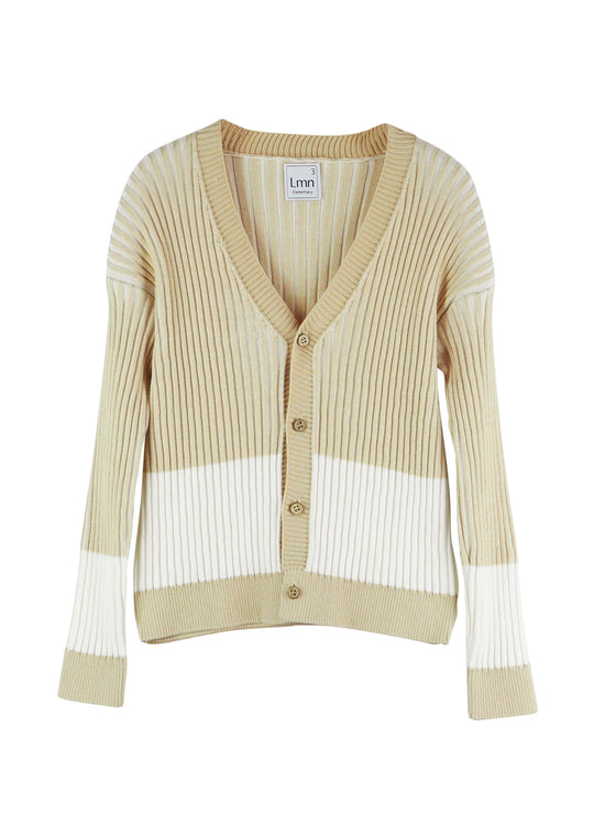 Knitted Cardigan Nr. 18 - Beige-Off White