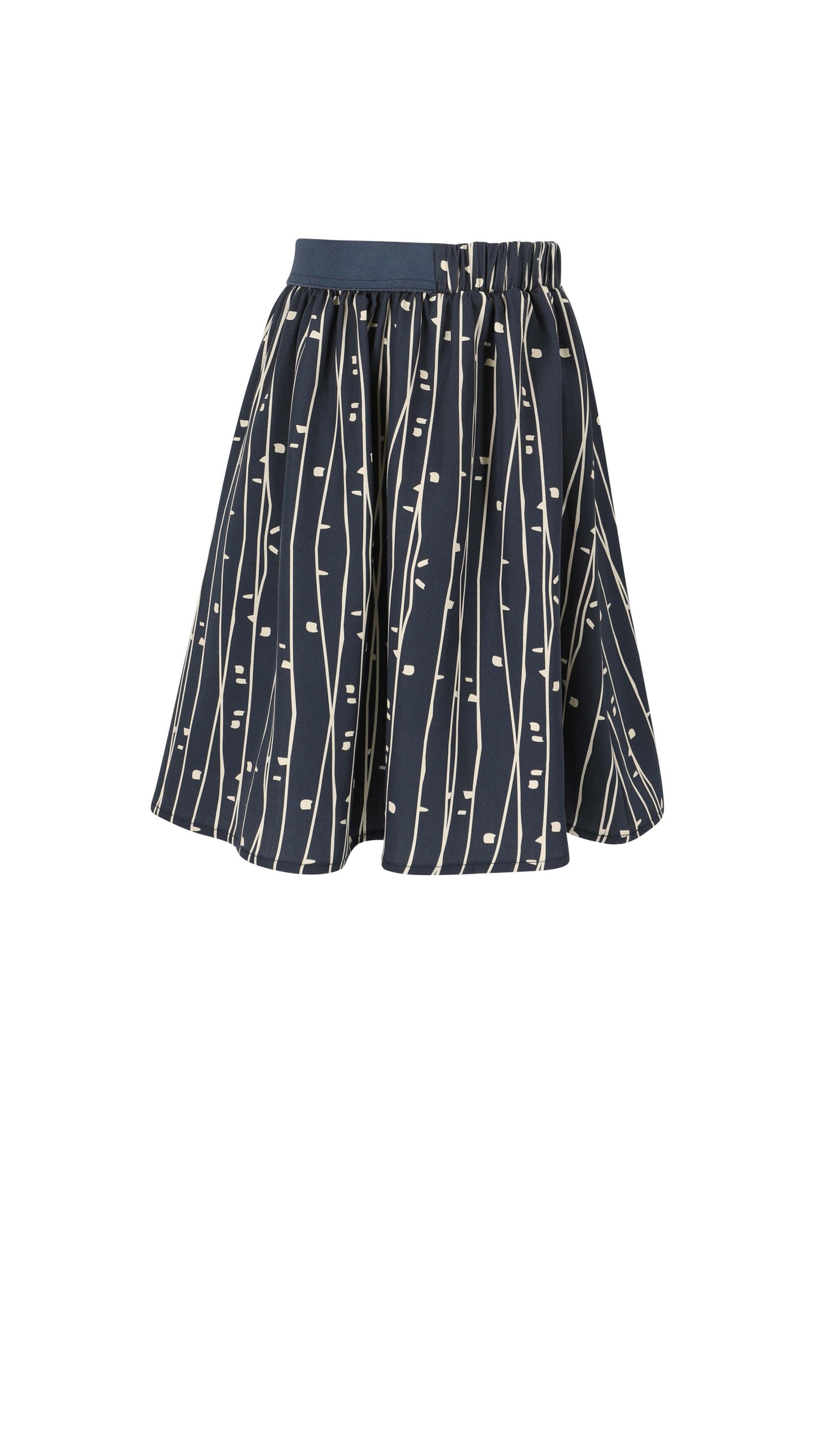 Skirt No. 14 - Wobbly Stripes/Space