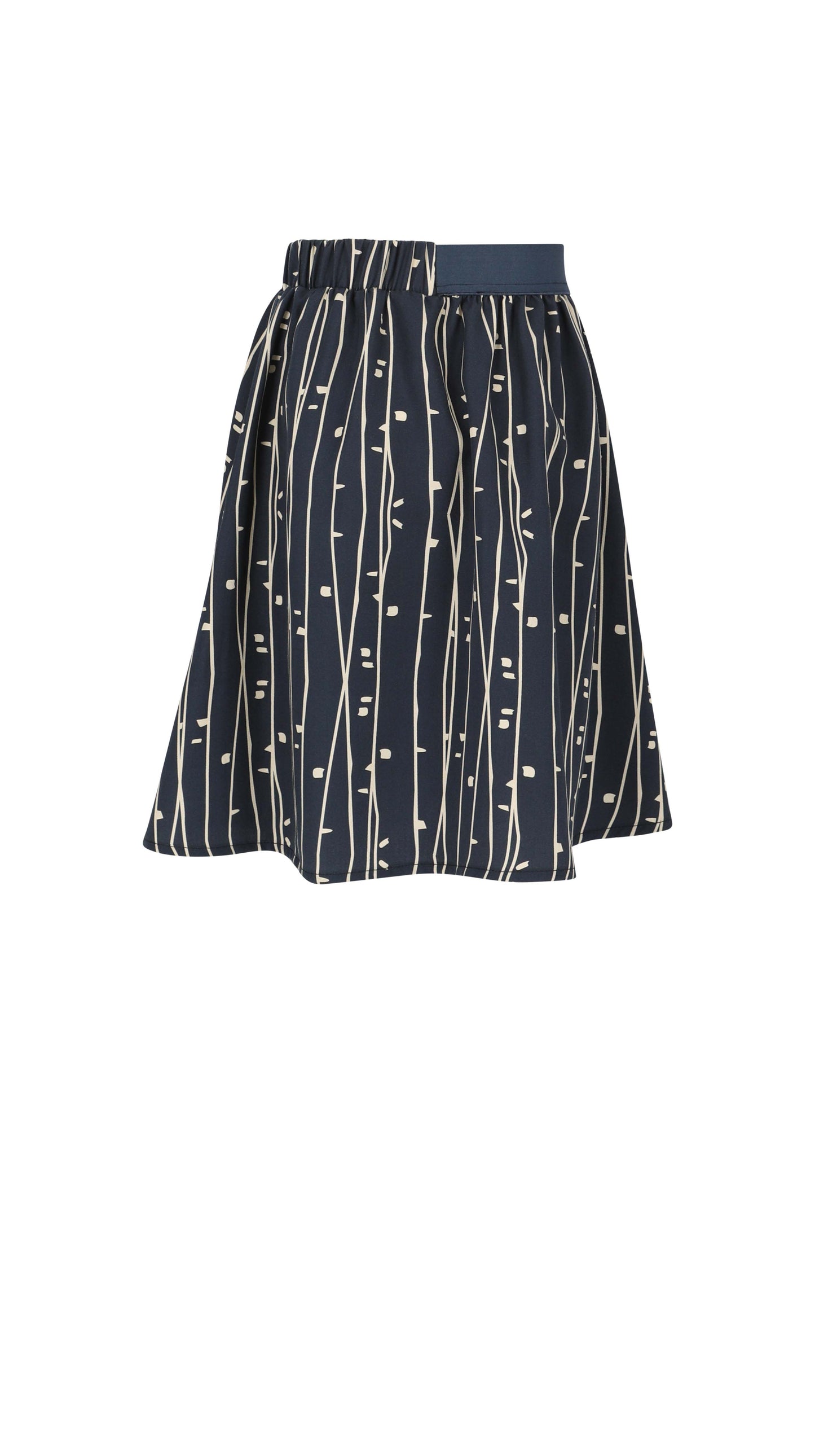 Skirt No. 14 - Wobbly Stripes/Space