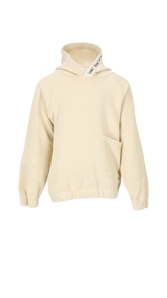  lmn3 kids hoodie in beige color